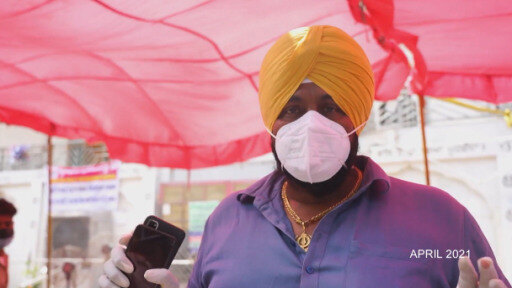 In Indien unterstützen Ehrenamtliche von Corona betroffene Familien mit Lebensmitteln, Medikamenten und Geld.