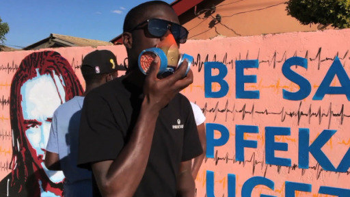 Zimbabwean street artists are helping to get people to mask up and beat back the pandemic.