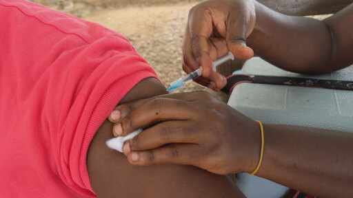 Less than half of Ghana's population is immunized, despite plenty of vaccines.