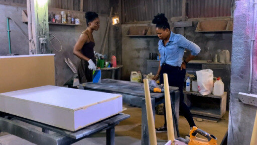 After lockdown, a Nigerian furniture maker is working to rebuild her business.