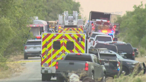 العثور على جثث 46 مهاجراً على الأقلّ داخل شاحنة في تكساس