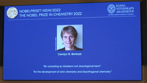 منح جائزة نوبل للكيمياء لثلاثة باحثين من أمريكا والدنمارك عن أبحاثهم في مجال تطويرآلية مبتكرة لبناء الجزيئات