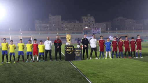 لانتشال أطفال المخيمات في إدلبمن واقعهم المرير قامت منظمة بنفسج بتنظيم بطولة لكرة قدم الأطفال تحاكي مونديال قطر.