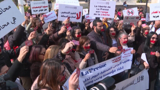 الاتحاد التونسي للشغل يحشد الآلاف للاحتجاج ضد قيس سعّيد