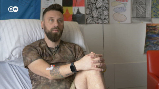 Viele verwundete ukrainische Soldaten werden in deutschen Krankenhäusern behandelt. 
