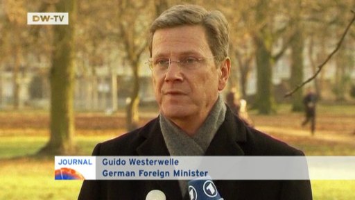 Westerwelle Appell an Ägypten 30.01.2011 11 Uhr Journal Englisch