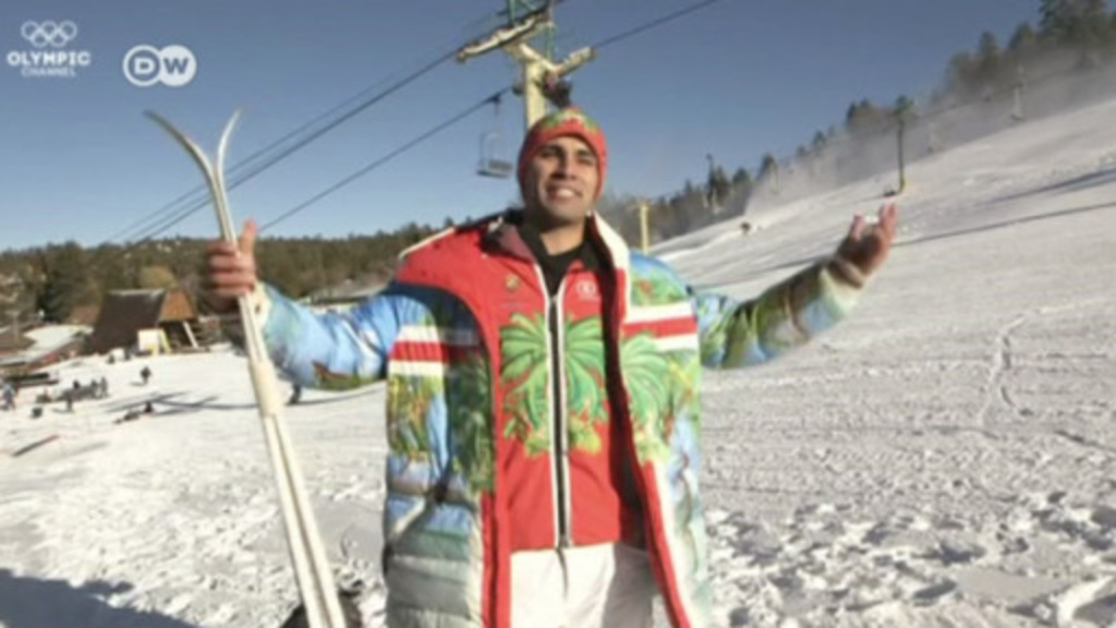 Competition skiing drug test
