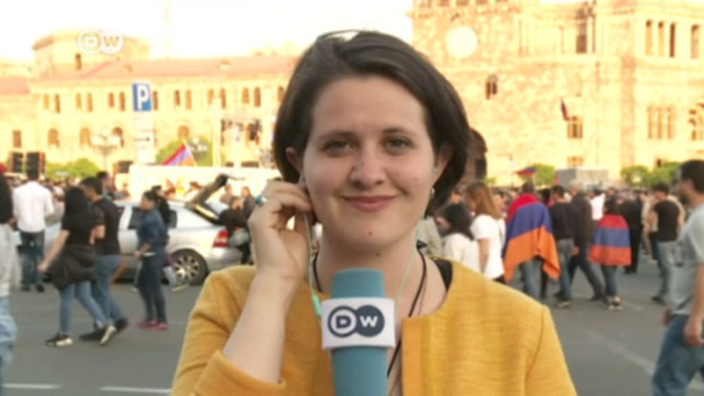 Street protests in Armenia: Emily Sherwin from Yerevan | DW News - latest news and breaking stories | DW | 26.04.2018