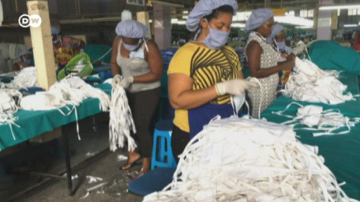 Ghanaian businesswoman Nora Bannerman has turned her fashion empire into a production line for protection equipment.