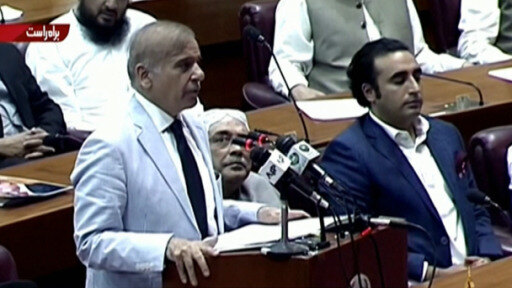Previously, lawmakers had removed his predecessor Imran Khan in a no-confidence vote.