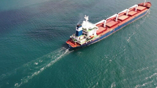 The first cargo ship carrying some 27 tonnes of Ukrainian corn has passed through the Bosporus Strait. 