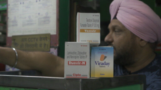 A group of HIV and AIDS patients in India are protesting an acute shortage of anti-retroviral drugs.