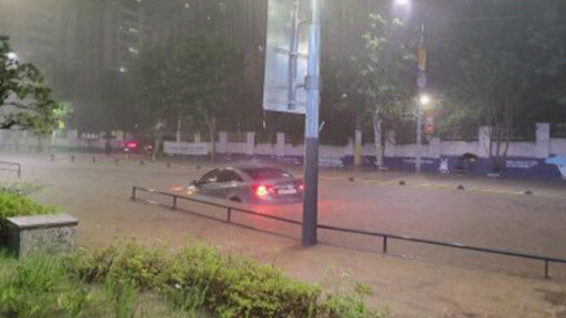 In one part of the South Korean capital, it was the most rainfall in eighty years.