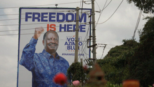 Early election results show a tight race between the two main presidential candidates in Kenya.