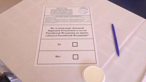 Kyiv and its allies say so-called referendums in occupied Ukraine are sham ballots, refusing to recognize the results.
