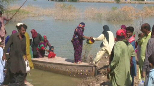 Mohammad Lashari was among the hundreds of thousands forced to flee Pakistan's deadly floods.