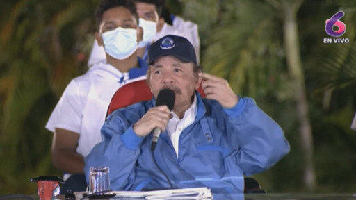 Daniel Ortega rechaza reacciones internacionales tras su victoria electoral del pasado domingo.