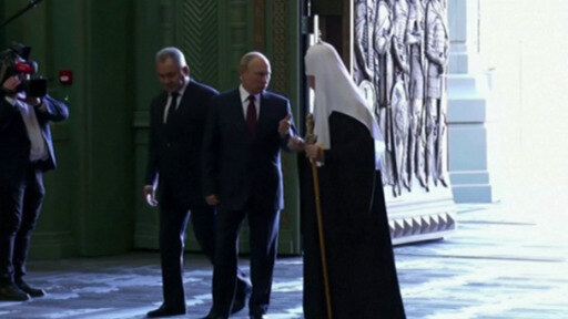 El líder de la Iglesia ortodoxa, el patriarca Kiril, se ha posicionado desde el principio a favor de la guerra de Putin.