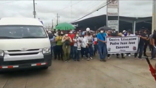 Manifestantes cortaron el tránsito de algunas de las principales vías del país, señal del creciente descontento social.