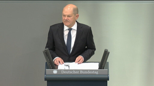 El canciller federal alemán, Olaf Scholz, asegura ante el Bundestag que Rusia perderá la guerra.
