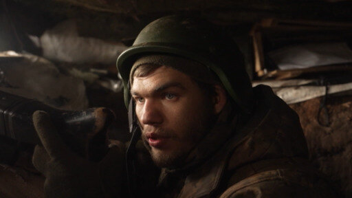 El reportero, Max Zander, se deplazó hasta la línea del frente de batalla y habló con los soldados Ucranianos.