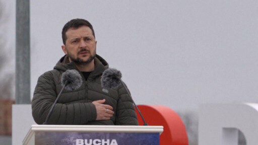 El Presidente de Ucrania afirmó que su país nunca perdonará a los responsables de los horrores en Bucha.