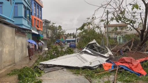 El ciclón Mocha azotó las costas de Bangladés y Birmania y dejó al menos tres fallecidos.