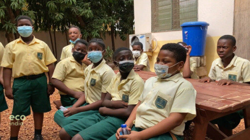 Environmental education in Ghana’s schools alerts children to the challenges posed by climate change.