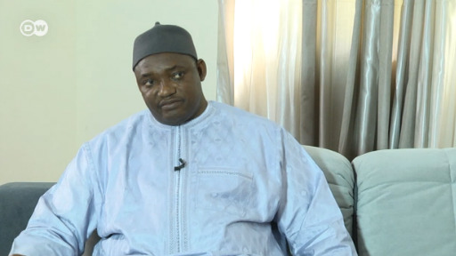 DW Exclusive interview President Adama Barrow