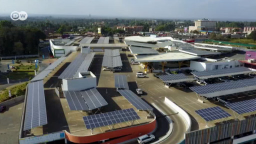 Solar car park in Nairobi 