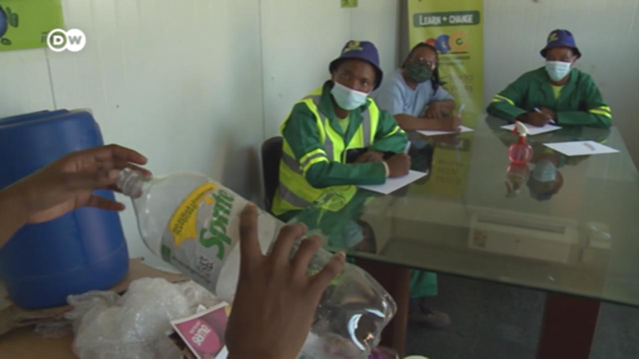 An innovative recycling program saves the environment by providing resources and training to marginalized South Africans