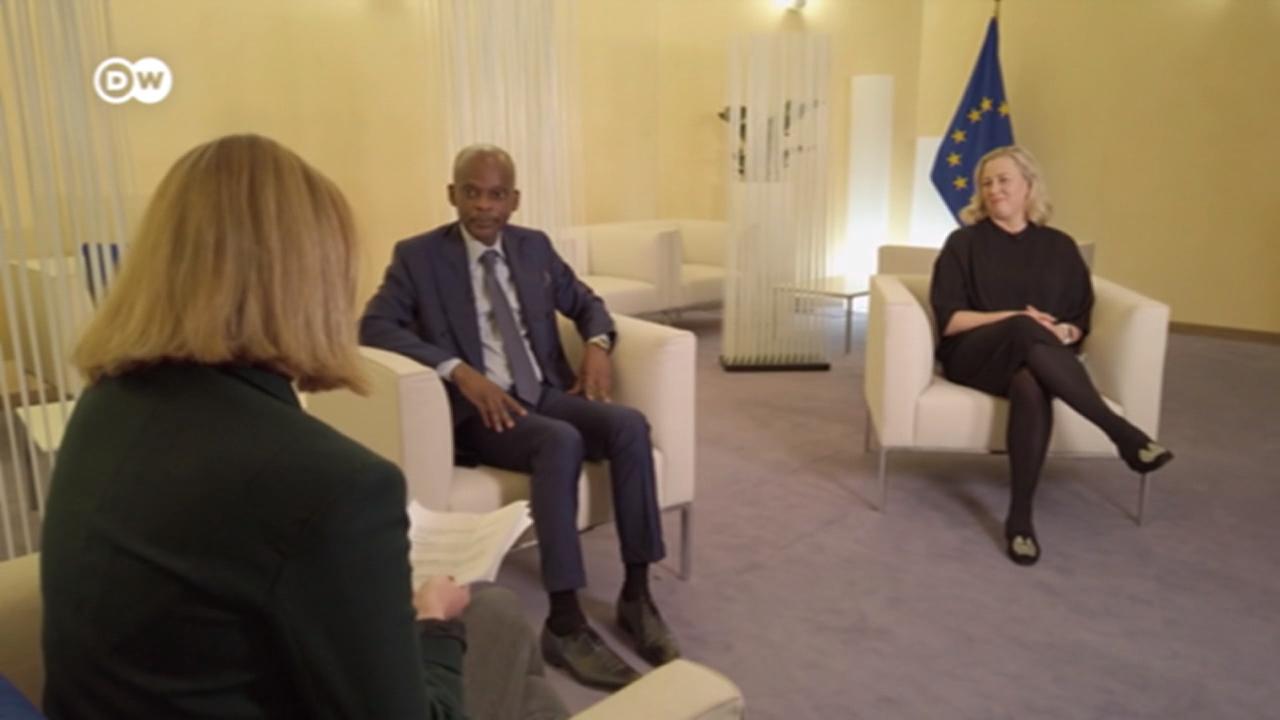 Togo's foreign minister Robert Dussey and the EU's Commissioner Jutta Urpilainen negotiated the deal