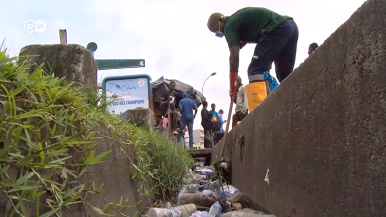 Djo Drigbé has one big vision: To see the capital of Ivory Coast clean. 