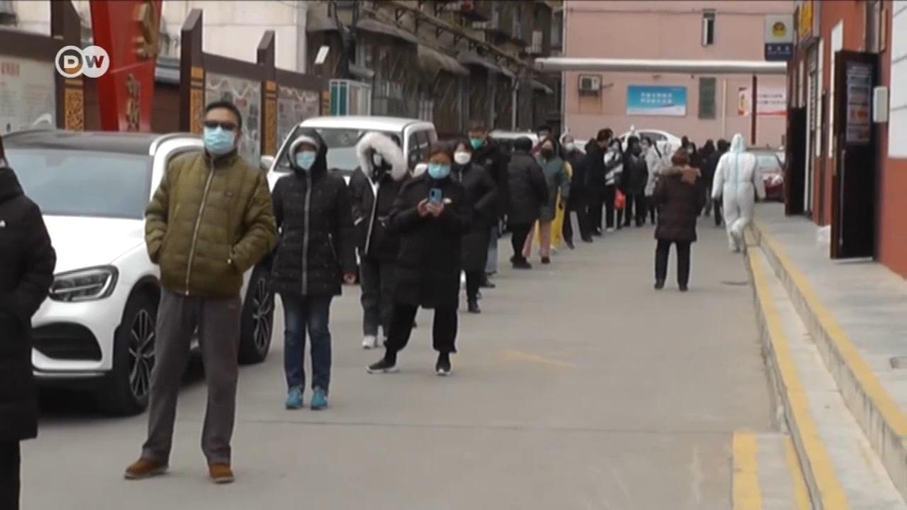 Millions are under strict lockdown as China sees its biggest coronavirus outbreak since Wuhan.