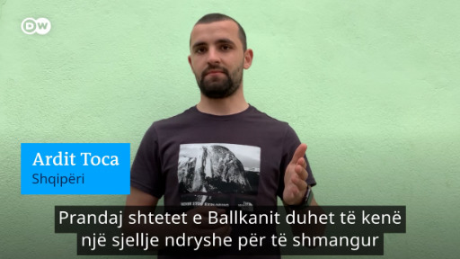  #DW_BalkanBooster-at dërgojnë një mesazh paqeje.