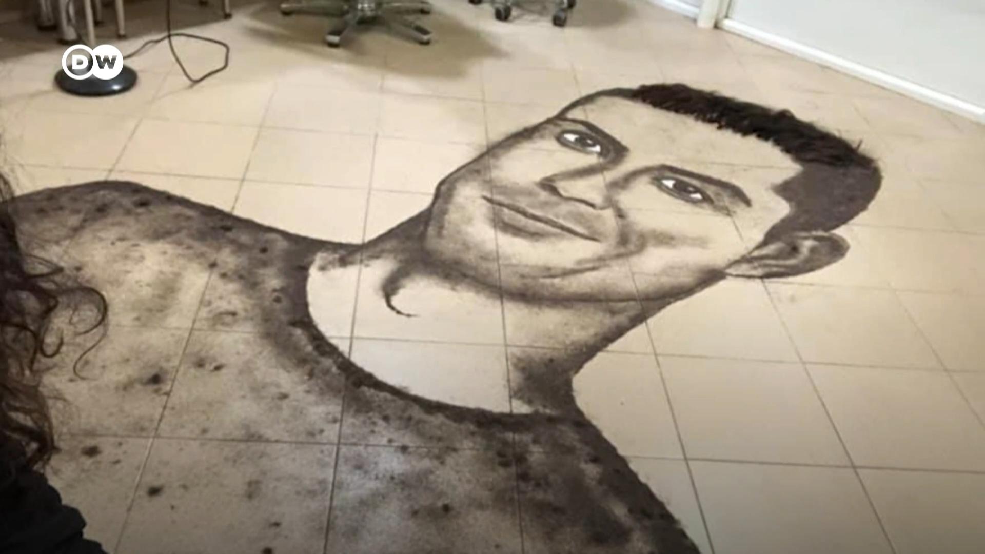 Да създаваш портрети от коса хобито на фризьорката от