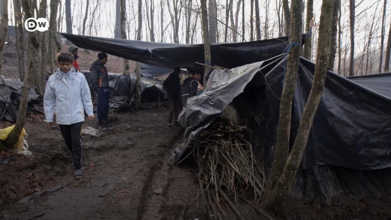 Migranti u BiH: život u blatu, na kiši i hladnoći