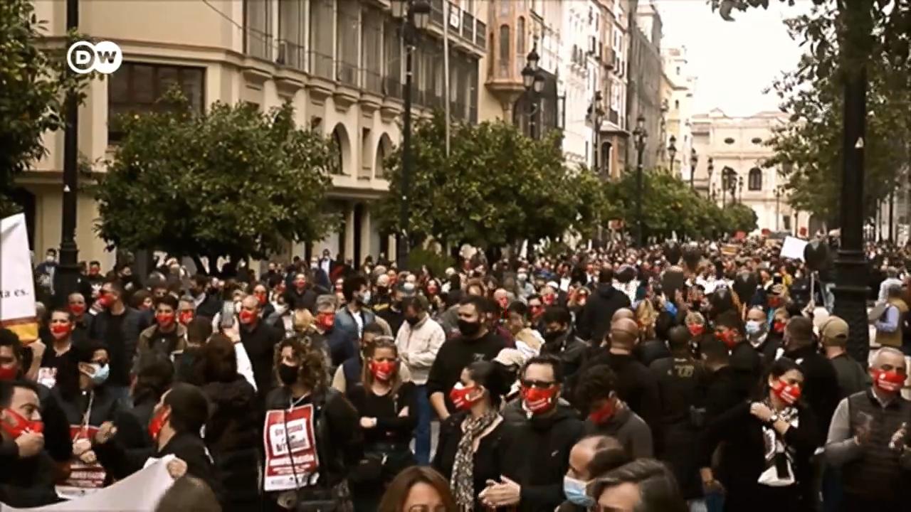 Spanien: Gastgewerbe protestiert gegen Corona-Maßnahmen