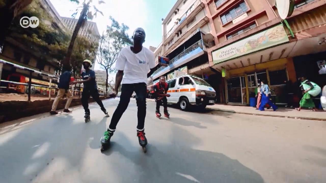 L'essor des patins à roulettes à Nairobi