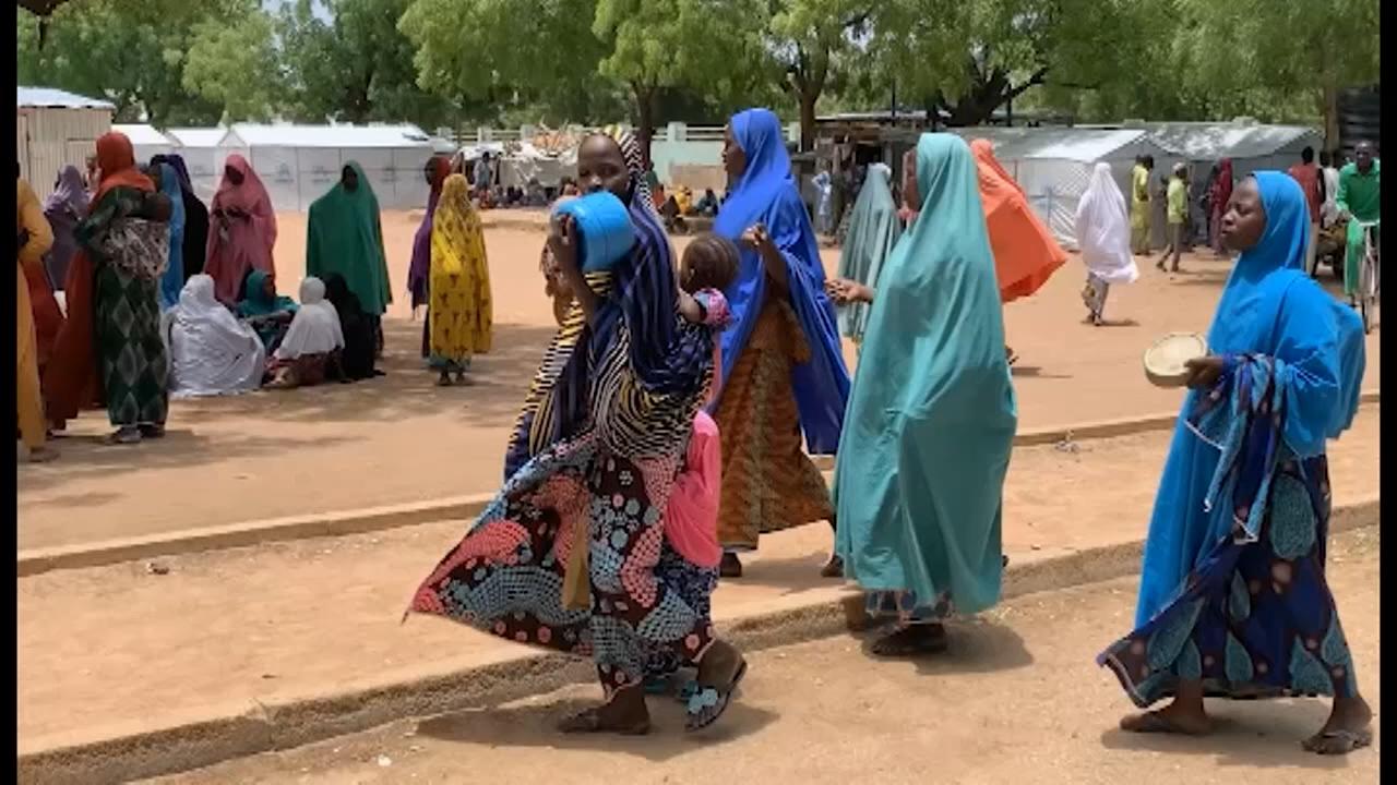 Borno: 'Yan gudun hijira cikin kunci