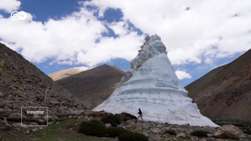 Stupa es jadi solusi ampuh atasi gletsyer yang lumer makin cepat dan membuat petani di pegunungan India kekurangan air