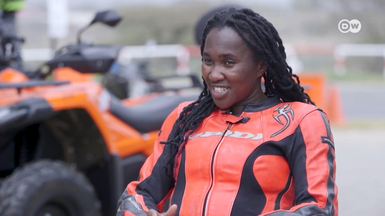 O Quénia tem em Harmony Wanjiku uma rainha das corridas de velocidade Superbike – corridas de motorizadas.
