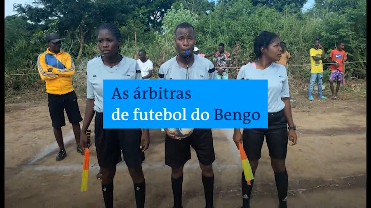 Raparigas abraçaram o mundo da arbitragem e fazem sucesso no futebol do Bengo, em Angola.