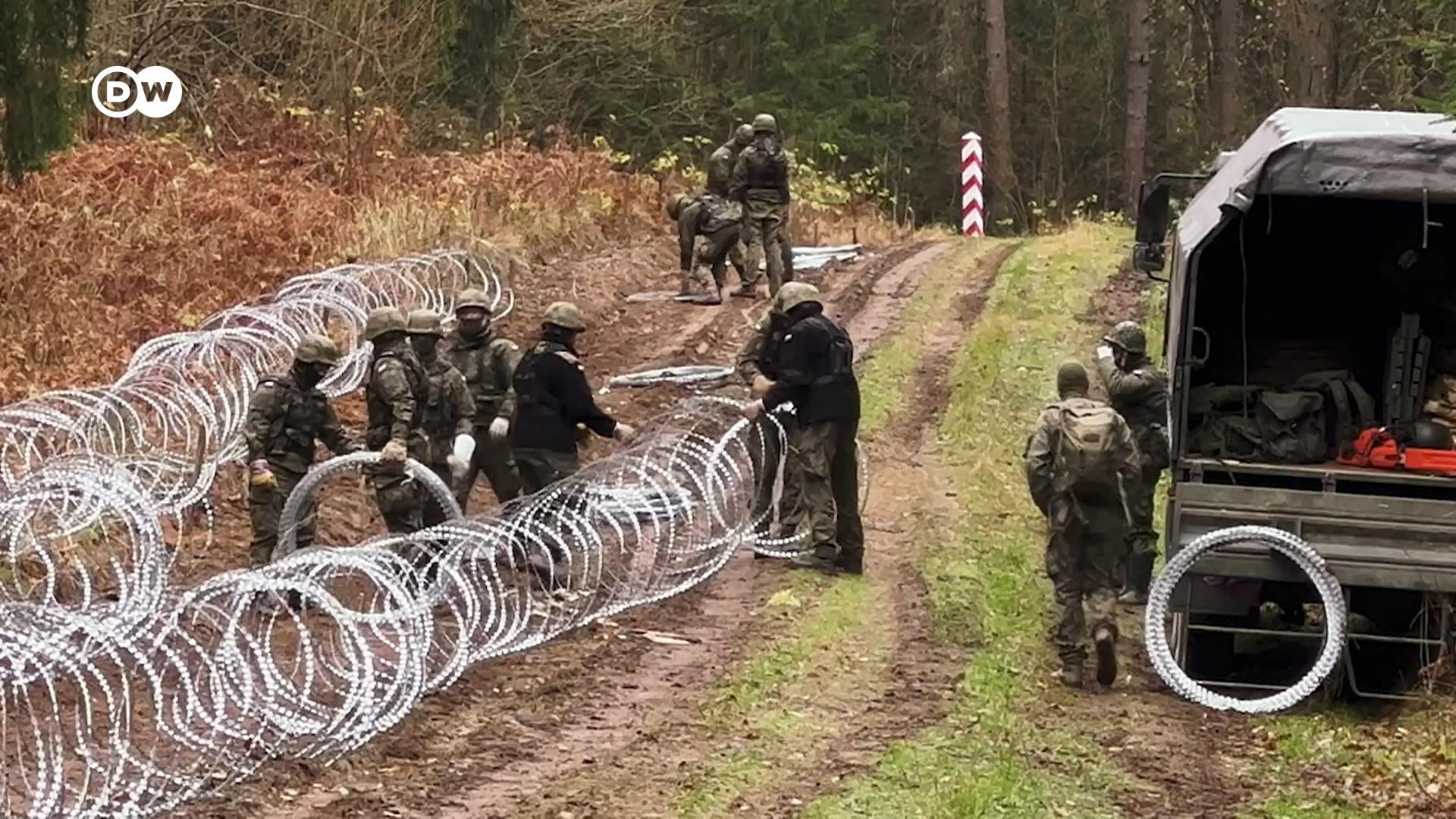 De câteva săptămâni, Polonia își baricadează granița cu exclava rusă Kaliningrad. 