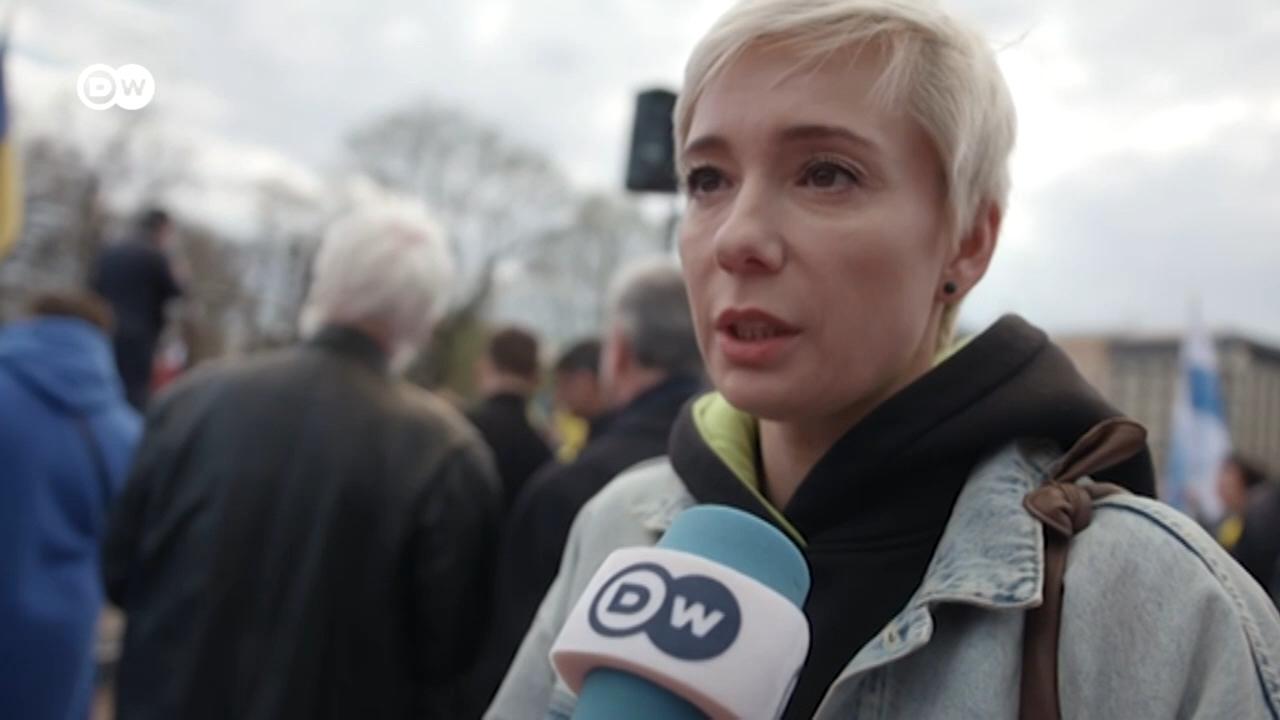 В Рига прошла акция русскоязычных жителей Латвии, выступающих против войны в Украине.