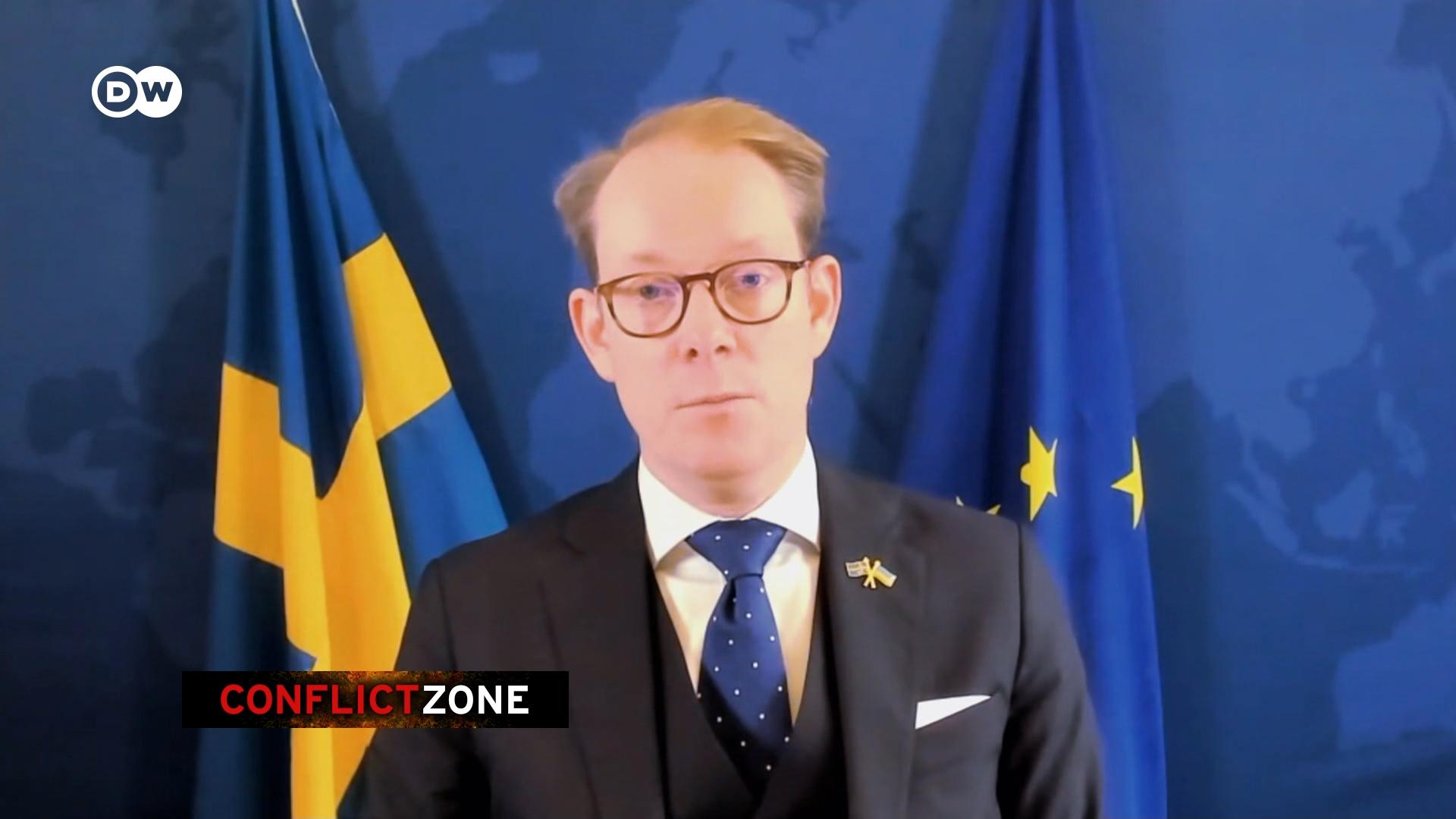 Глава МИД Швеции о пути в НАТО и войне Израиля против ХАМАС – DW – 09. ...
