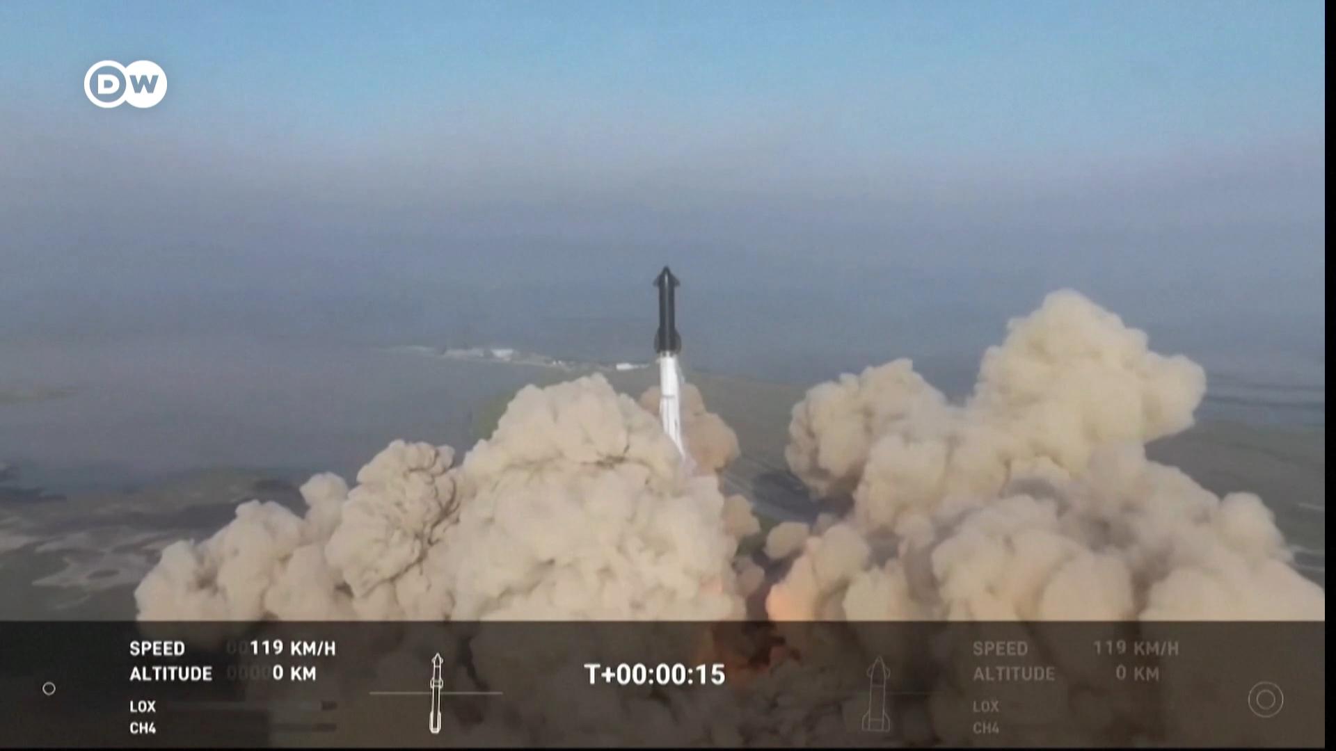 亿万富豪马斯克的SpaceX公司周四成功让“星舰”升空，但火箭发射不到四分钟便在高空爆炸。尽管如此，SpaceX仍乐观表示这是一次成功试射。马斯克也在推特上预告，数月后将卷土重来。