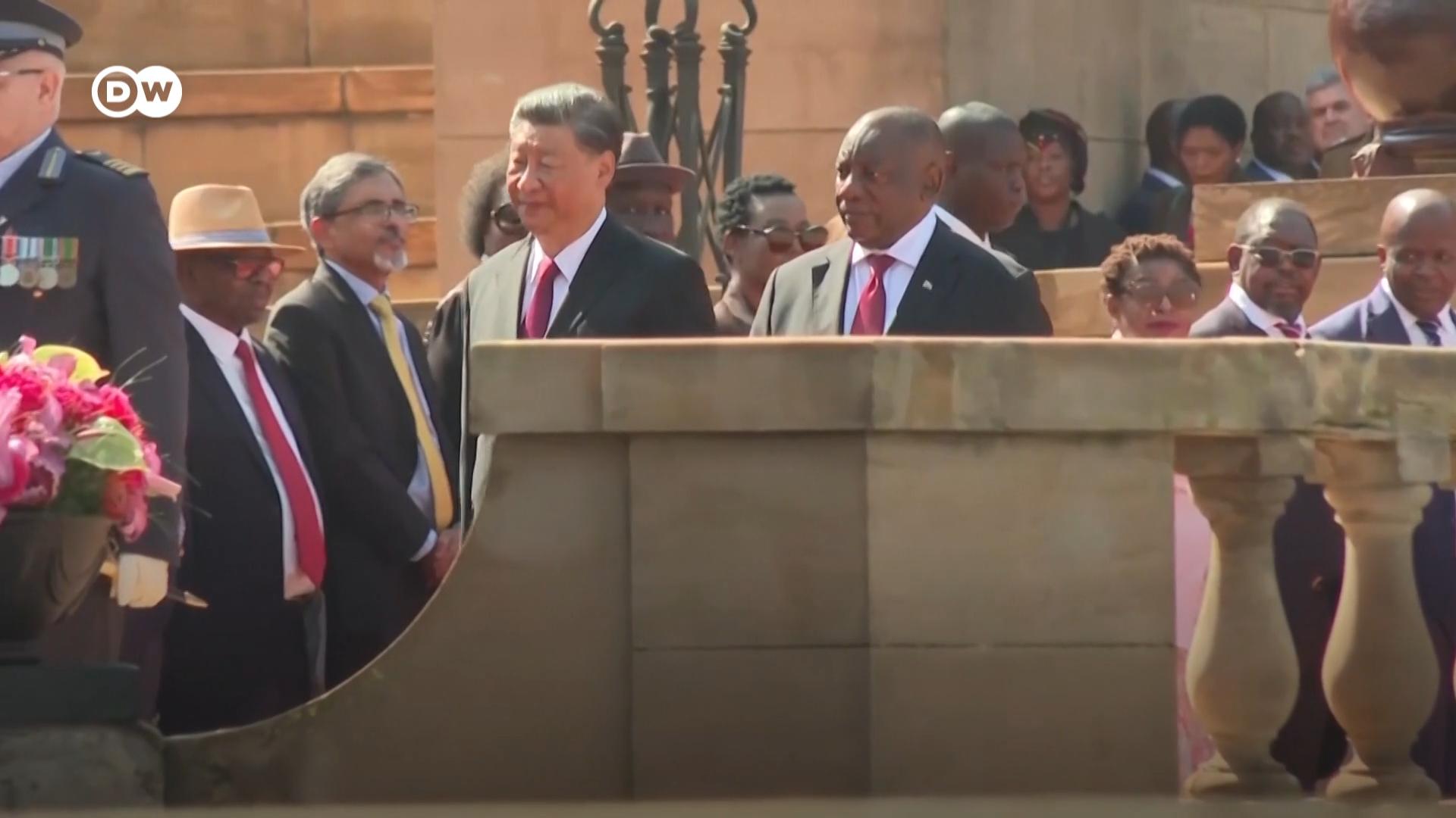 金砖峰会 南非迎接习近平、卢拉等领导人