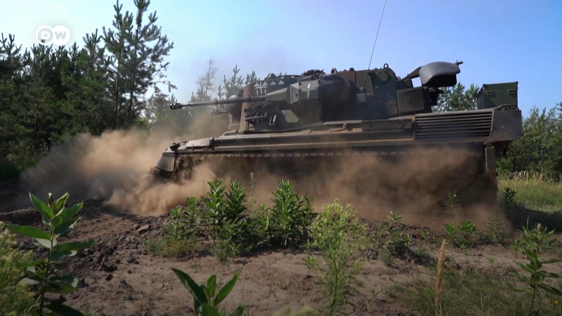 乌克兰战场上的德国猎豹坦克